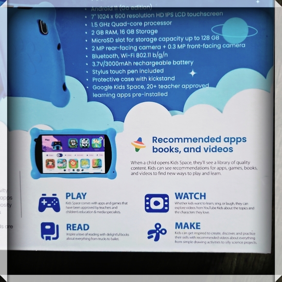 Contixo V10, 16GB, Kids 7" Learning Tablet NWT - Picture 3 of 9